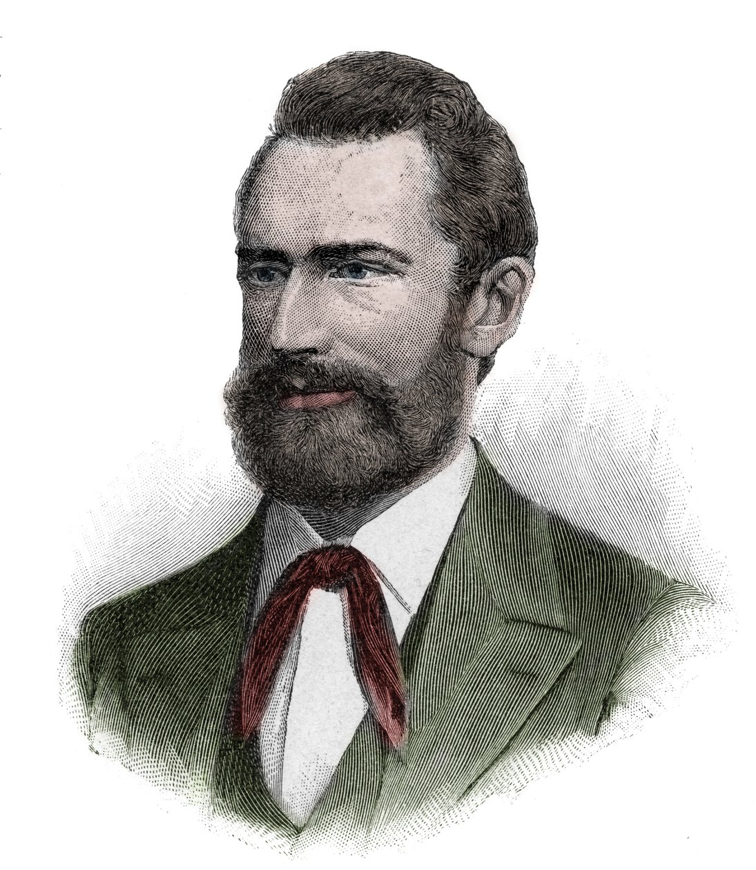 Porträt von Friedrich Wilhelm Ludwig Leichhardt (1813-1848?) preußischer (deutscher) Entdecker und Naturforscher - Ludwig Leichhardt, preußischer Entdecker und Naturforscher Australiens von Anonymous Anonymous