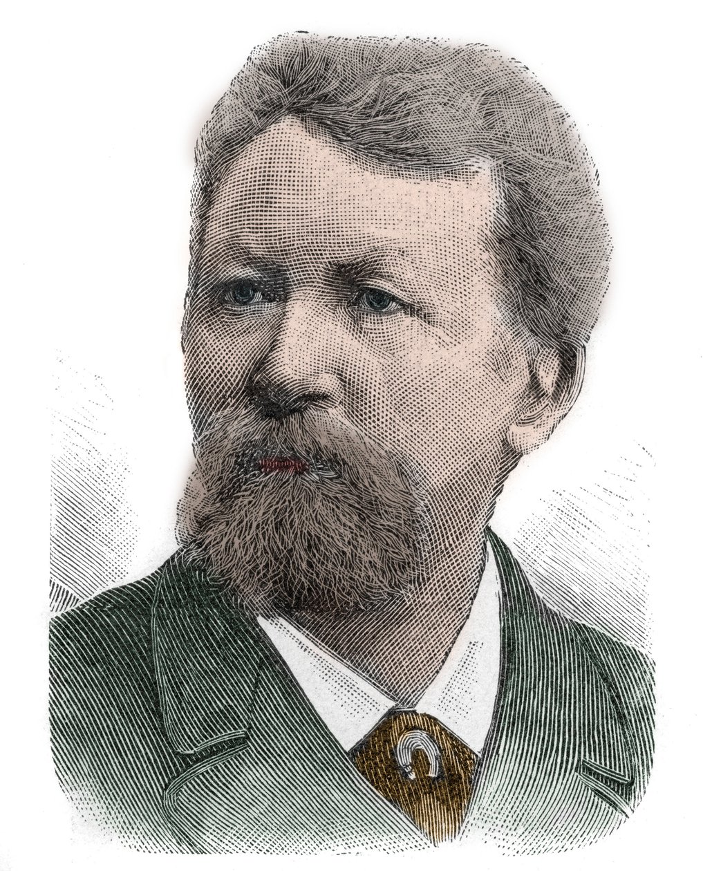 Porträt von Friedrich Gerhard Rohlfs, deutscher Geograph, Entdecker und Schriftsteller von Anonymous Anonymous