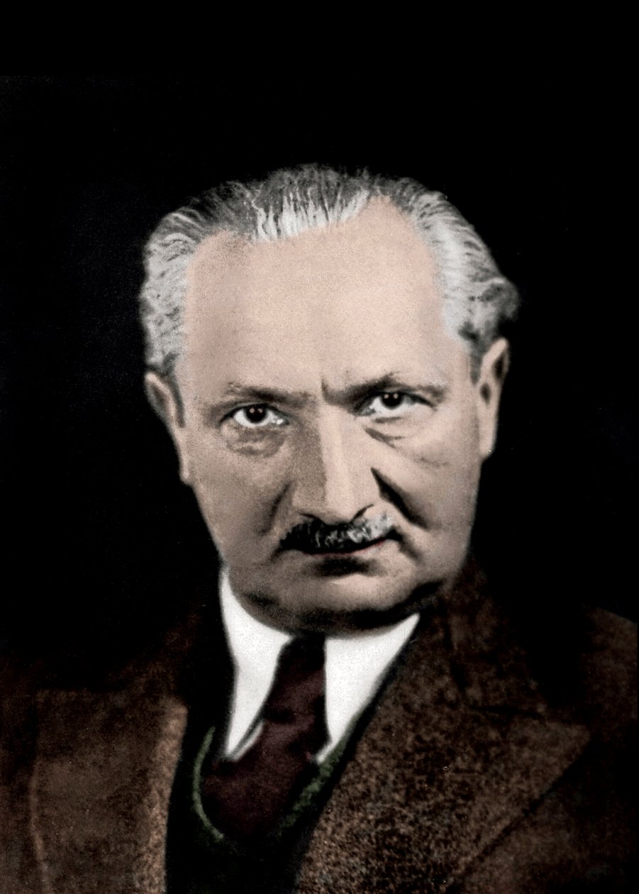 Porträt von Martin Heidegger (1889-1976), deutscher Philosoph von Anonymous Anonymous