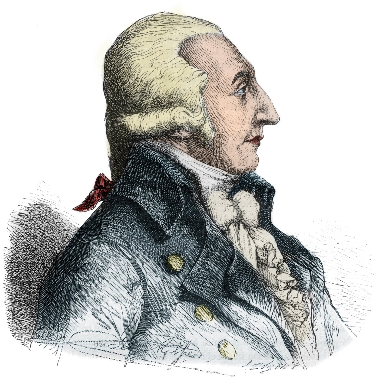 Porträt von Pierre Roger Ducos (1747-1816), französischer Politiker - Gravur in „Geschichte der Girondisten“ von Alphonse de Lamartine von Anonymous Anonymous