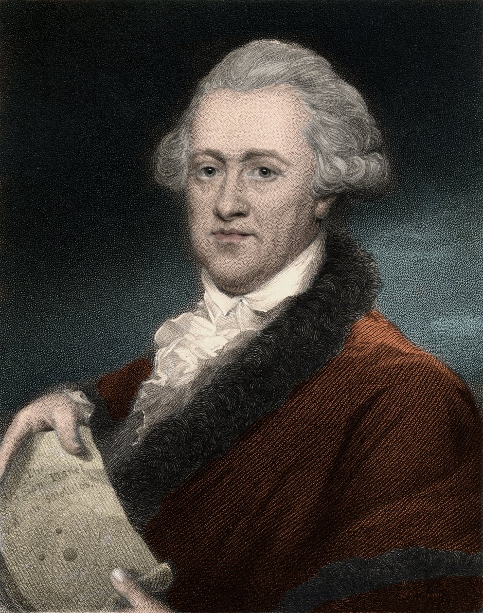 Porträt von Sir Friedrich Wilhelm Herschel (1738-1822), britisch-deutscher Astronom und Physiker von Anonymous Anonymous
