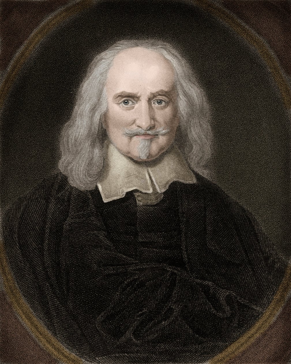Porträt von Thomas Hobbes (1588-1679), englischer Philosoph von Anonymous Anonymous