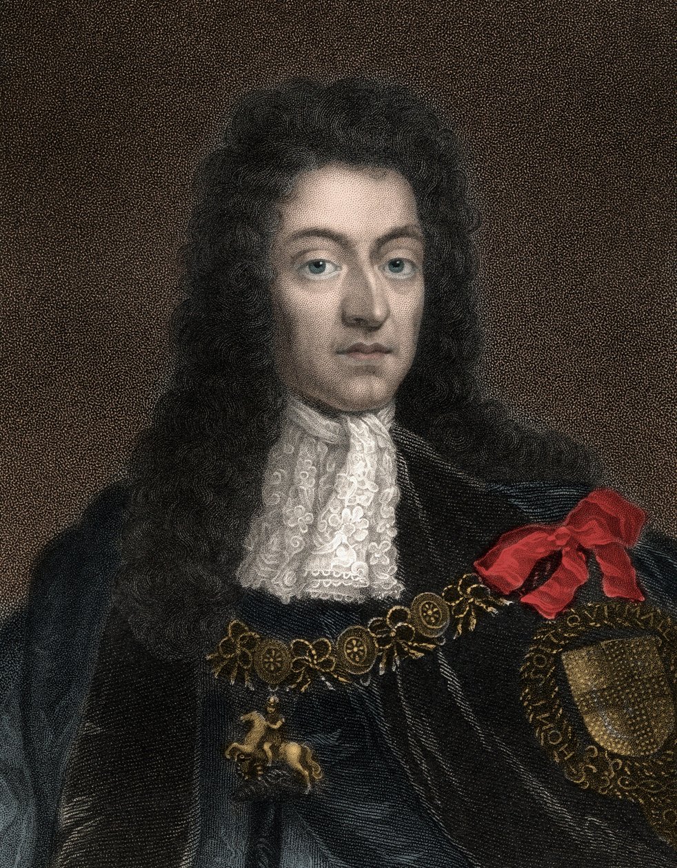 Porträt von Wilhelm III., Prinz von Oranien (1650-1702), auch bekannt als König Wilhelm III. von England, Wilhelm II. von Schottland und Irland von Anonymous Anonymous
