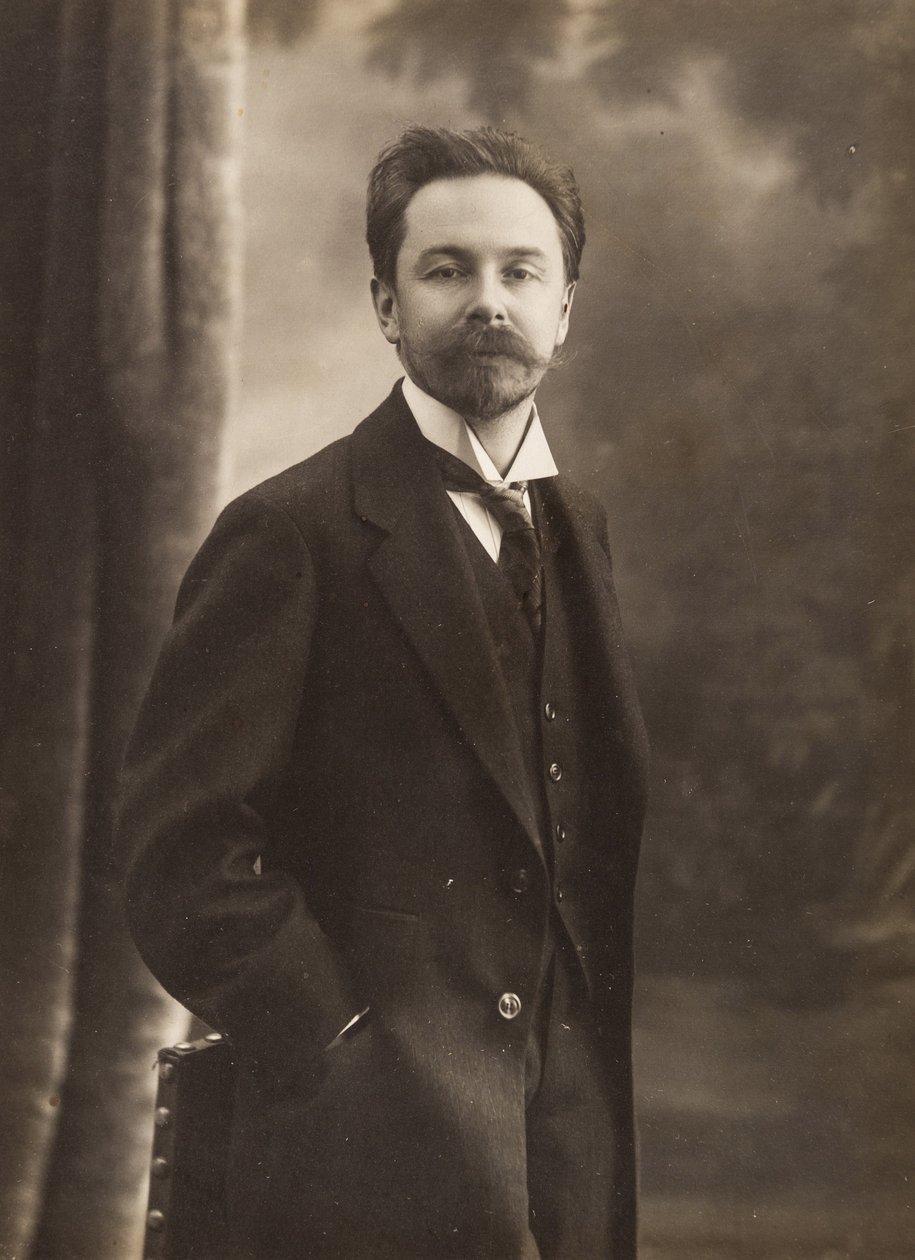 Porträt des Komponisten Alexander Scriabin (1872-1915) von Anonymous Anonymous