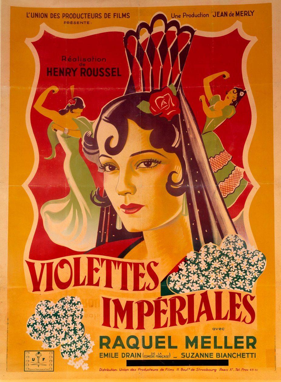 Plakat für den Film „Violettes imperiales“ von Henry Roussel von Anonymous Anonymous