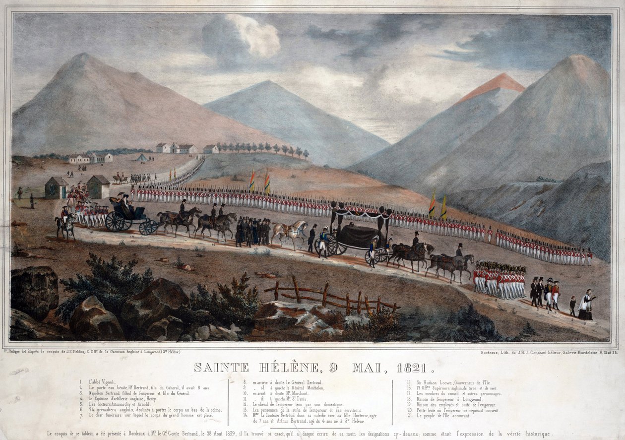 St. Helena, 9. Mai 1821 von Anonymous Anonymous