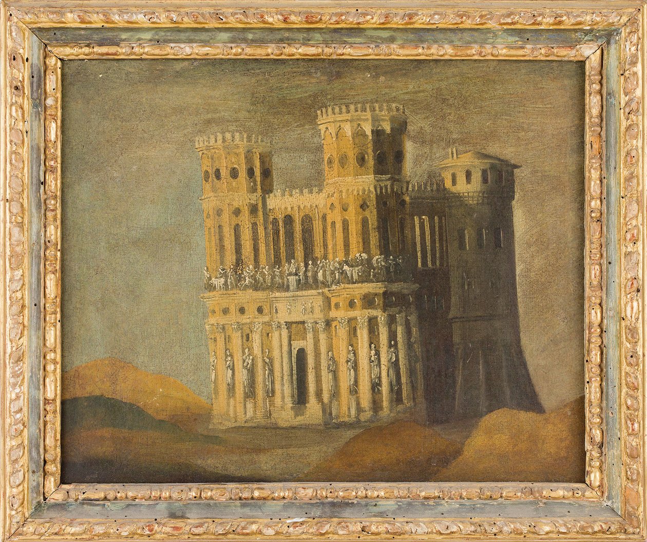 Imaginäre Erinnerung an Maschio Angioino, von François de Nome von Anonymous Anonymous