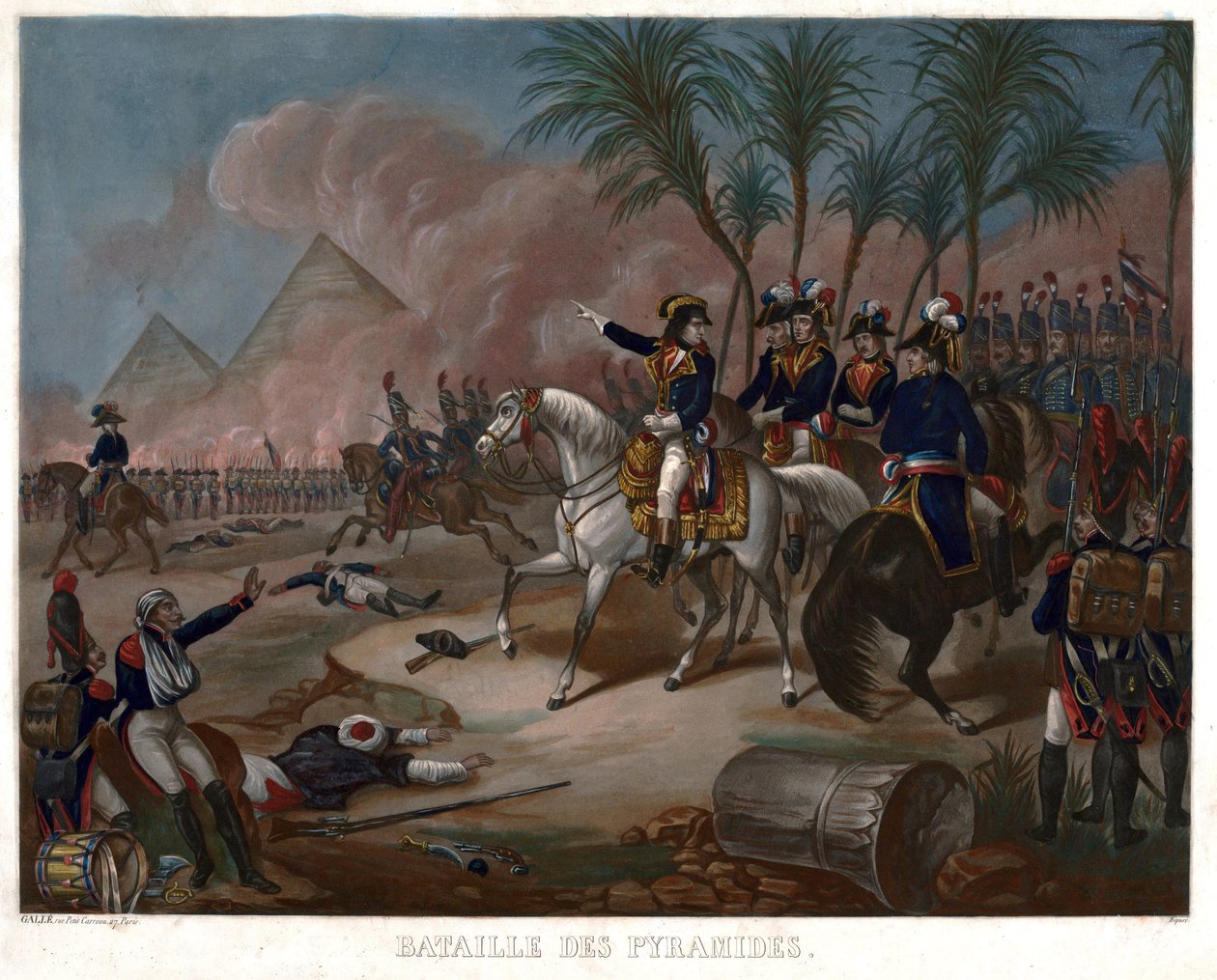 Die Schlacht bei den Pyramiden (3 Thermidor An VI, 21. Juli 1798) von Anonymous Anonymous