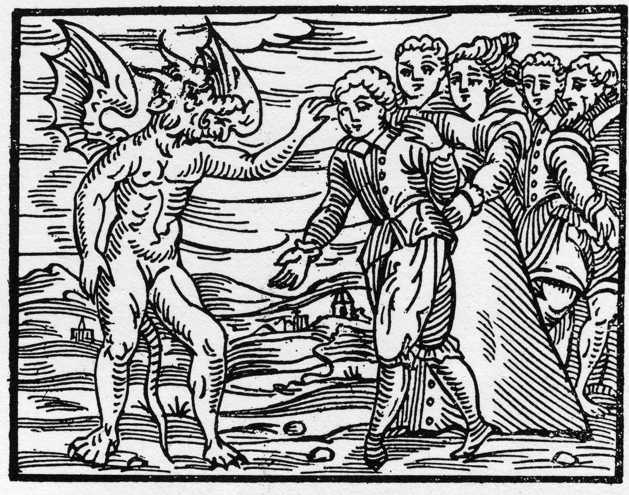 Der Abdruck der Teufelsklaue - „Compendium Maleficarum“, behandelt Hexen, ihre Bosheit und ihre Zaubersprüche von Francesco Maria Guazzo oder Guaccio oder Guaccius (15?? -16??) 1608 Private Sammlung von Anonymous Anonymous