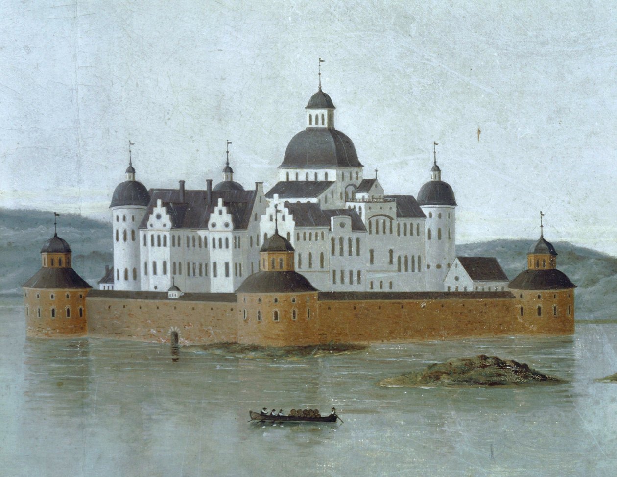 Blick auf Kalmar mit Schloss Kalmar, Schweden von Anonymous Anonymous