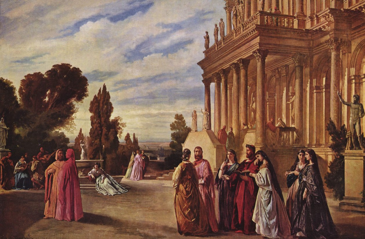 Der Garten des Ariost von Anselm Feuerbach