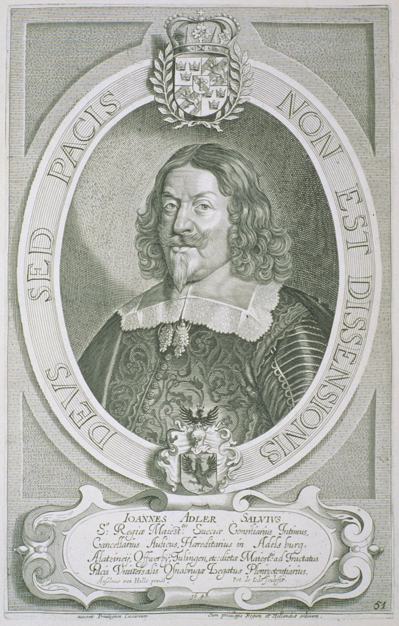 Johann Adler Salvius (1590-1652) aus 
