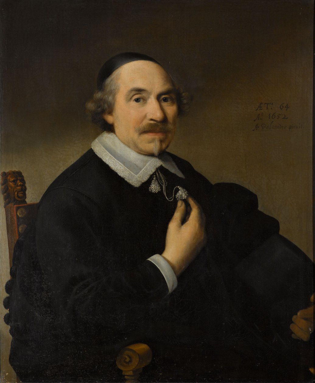 Porträt eines Mannes von Anthonie (1601-73) Palamedesz