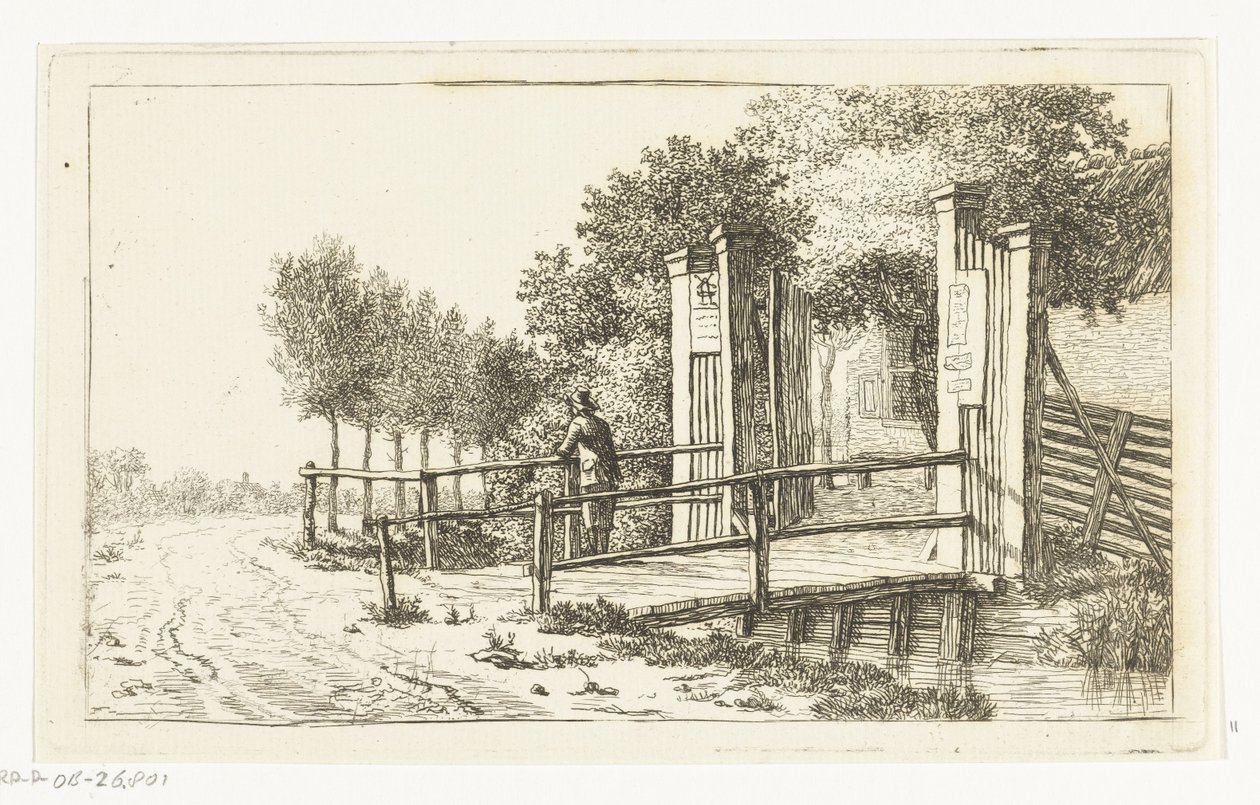 Tor der Herberge Het Molentje an der Amstel von Anthonie van den Bos