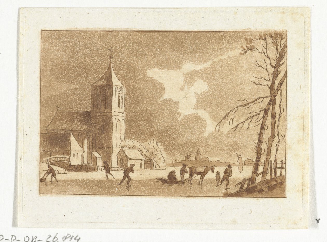Winterlandschaft von Anthonie van den Bos
