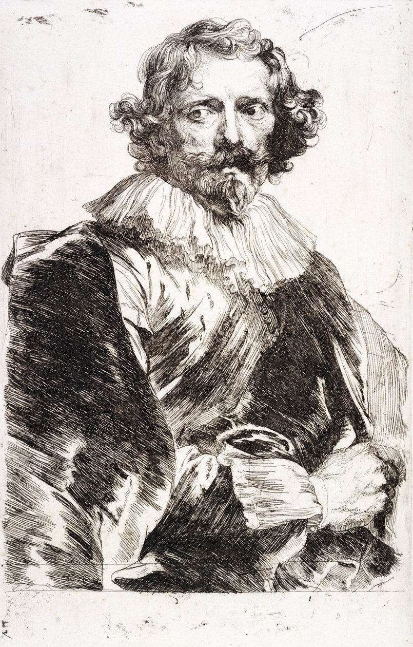 Porträt von Lucas Vorsterman, ca. 1631 von Anthony van Dyck