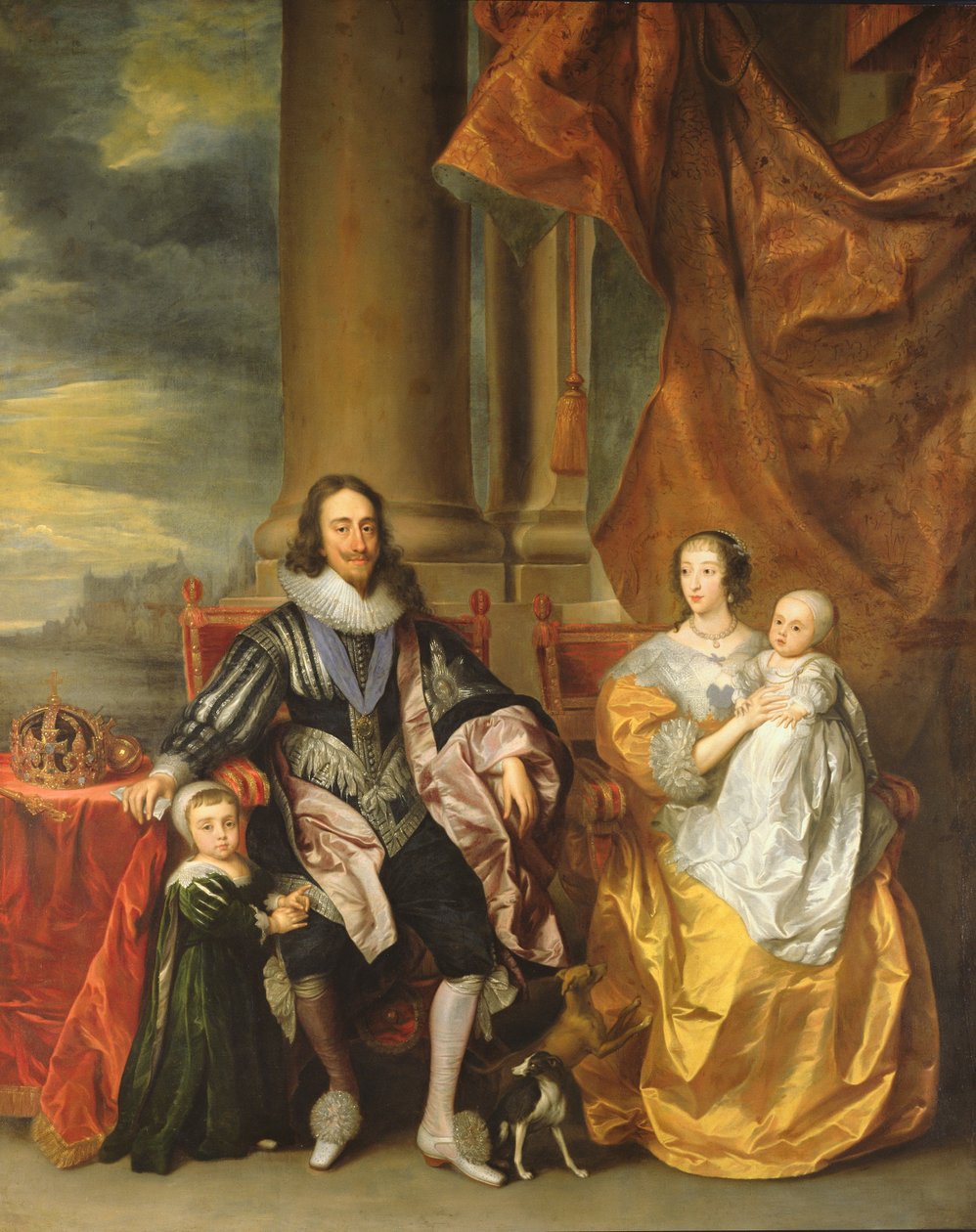 König Karl I. (1600-49) und seine Familie von Anthony van Dyck