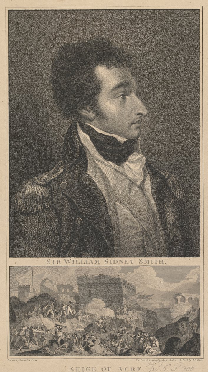 Admiral William Sidney Smith und die Belagerung von Acre von Anthony Cardon