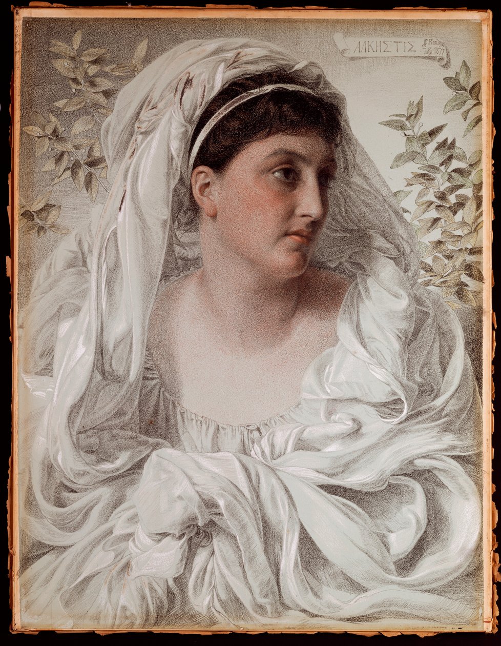 Alkestis: Ein Porträt von Lady Donaldson, 1877 von Anthony Frederick Augustus Sandys