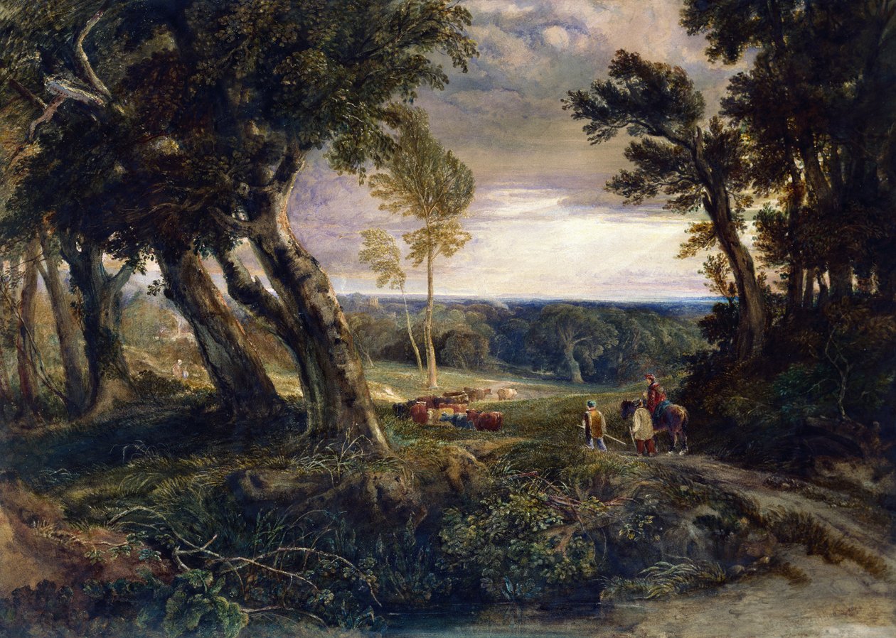 Tilgate Forest nahe Bolney, Sussex von Anthony Vandyke Copley Fielding