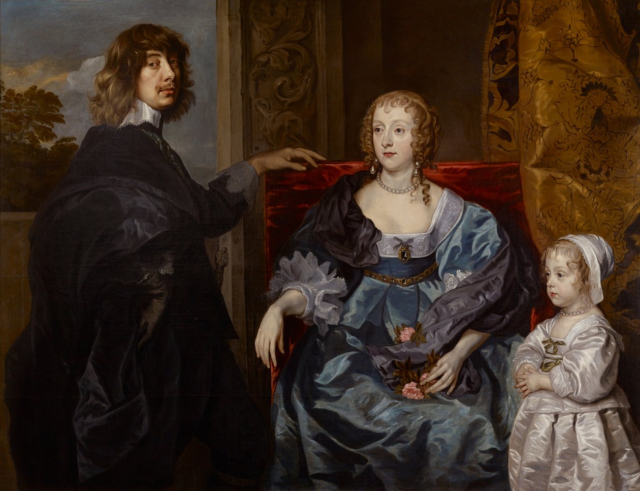 Porträt von Algernon von Anthony van (after) Dyck