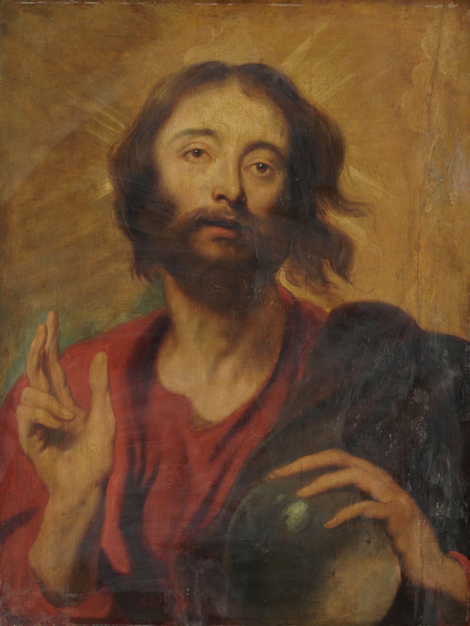 Christus als Erlöser der Welt von Anthony van Dyck (after)