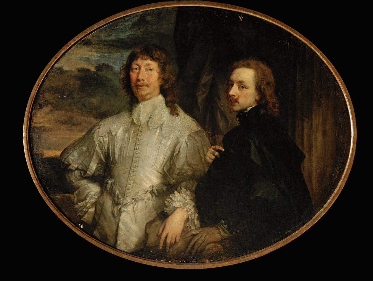 Doppelporträt Sir Endymion Porter und Anthonis van Dyck von Anthony van Dyck