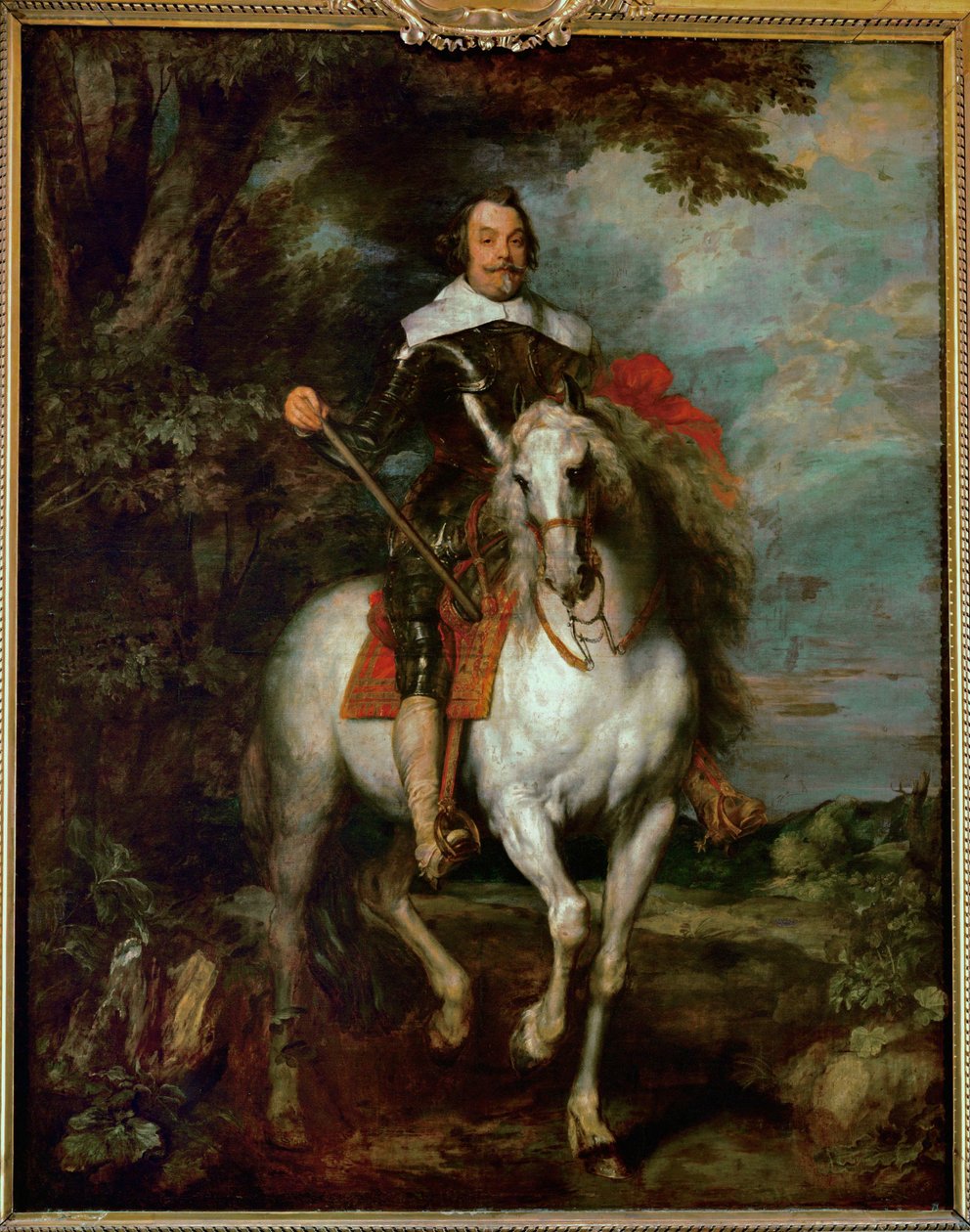 Francisco de Moncada, Graf von Ossuna, Botschafter und Kommandant der spanischen Truppen in den Niederlanden von Anthony van Dyck
