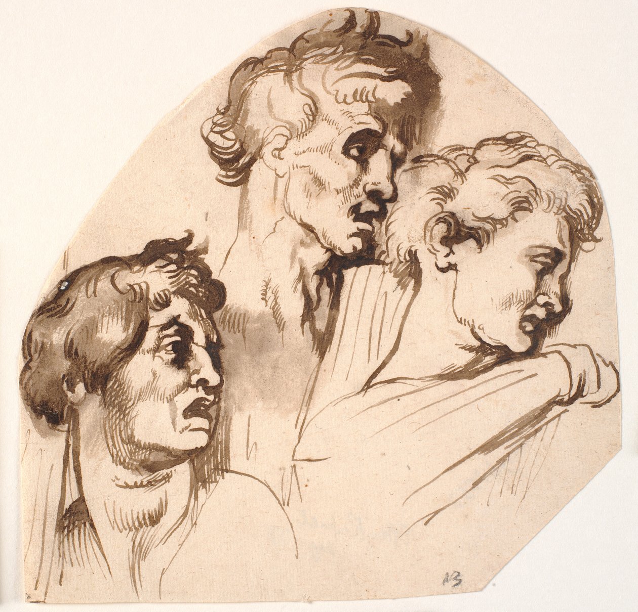 Köpfe der Liktoren und Berater des Prokonsuls von Anthony van Dyck