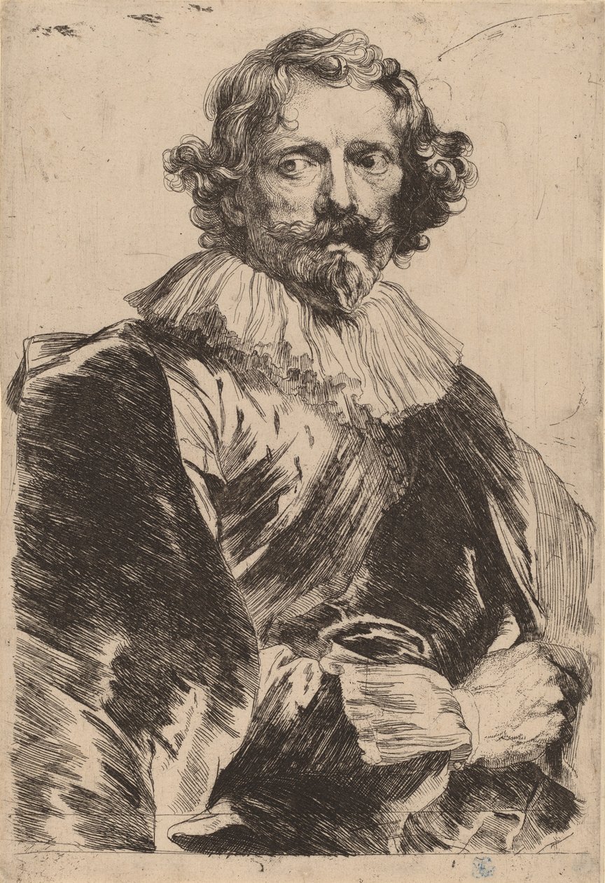 Lucas Vorsterman, wahrscheinlich 1626-1641 von Anthony van Dyck
