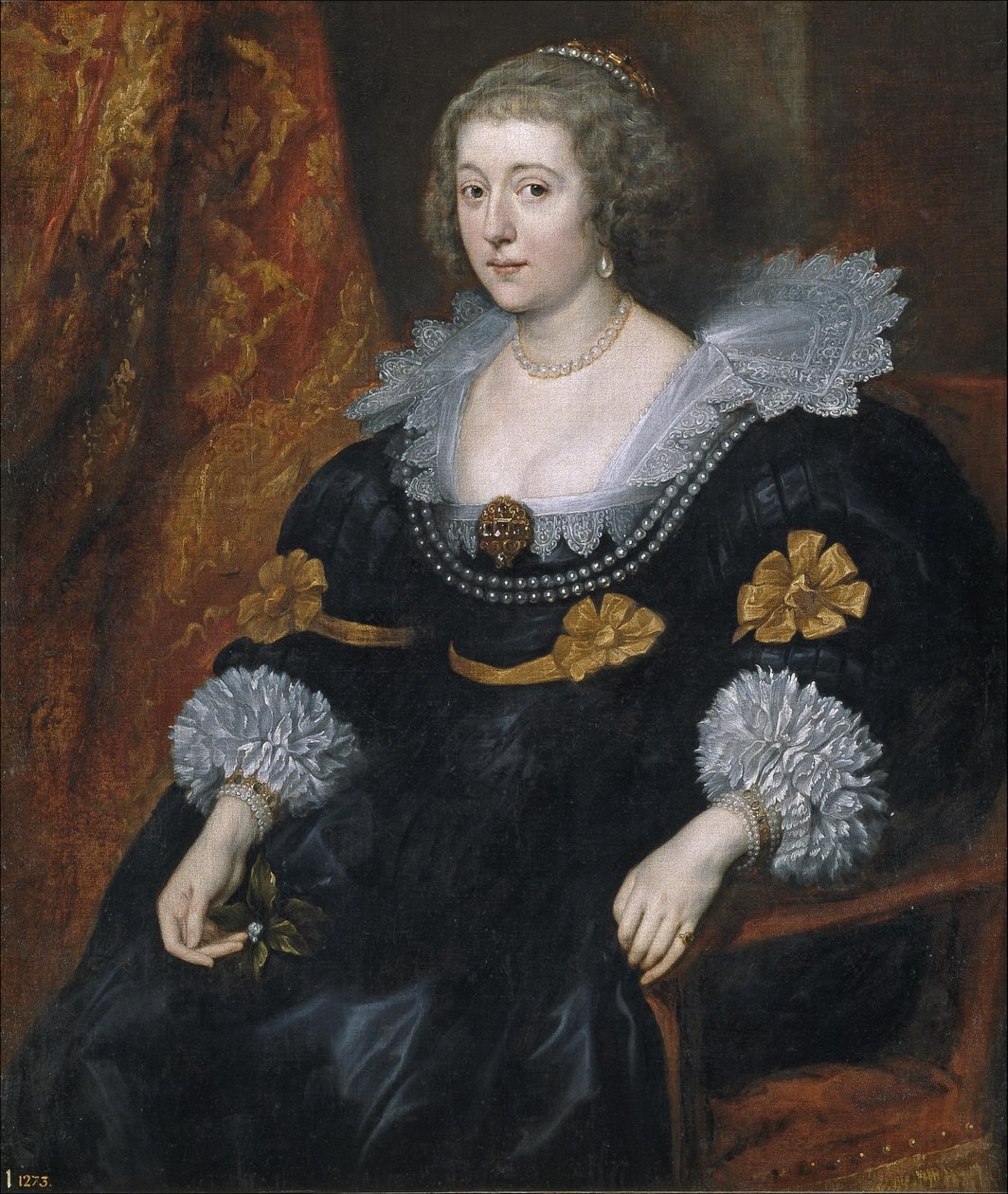 Porträt von Amalia van Solms-Braunfels, Prinzessin von Oranien von Anthony van Dyck