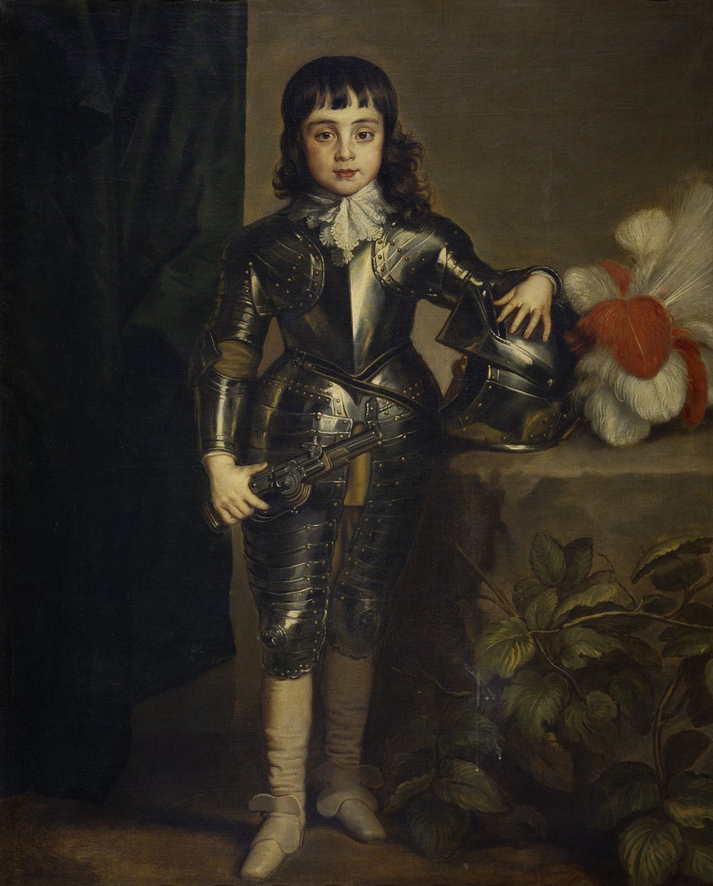 Porträt von Charles II. von England als Kind von Anthony van Dyck