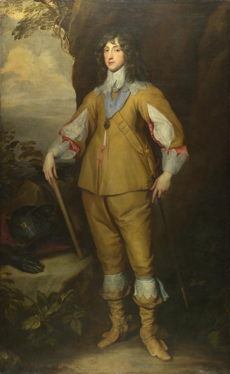 Porträt von Karl I. Ludwig 1617-1680, Kurfürst von der Pfalz, ca. 1637 von Anthony van, Dyck