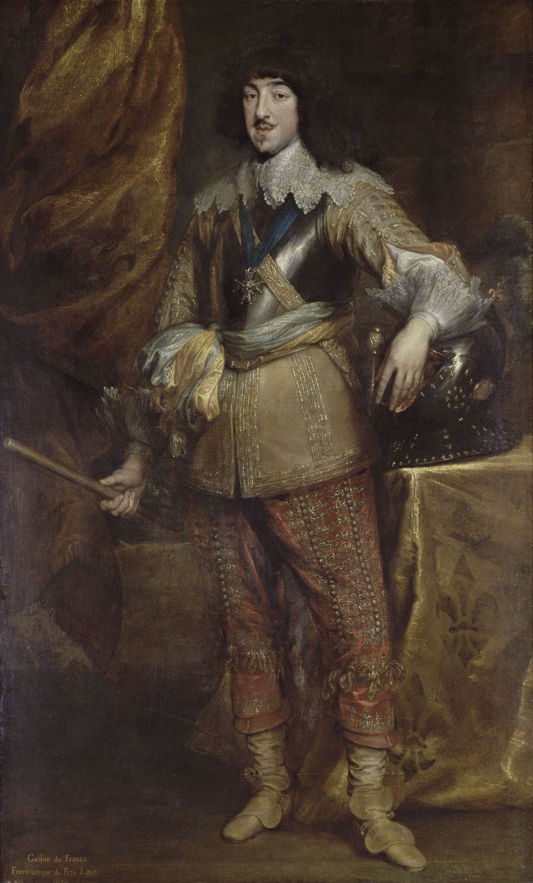 Porträt von Gaston von Frankreich, Herzog von Orléans 1608-1660 von Anthony van Dyck