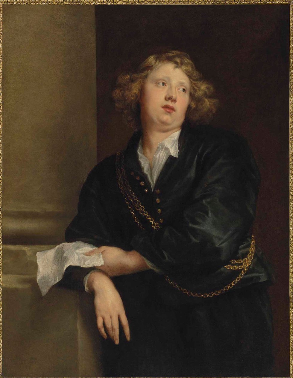 Porträt von Henricus Liberti (1600-1669), Organist der Kathedrale von Antwerpen von Anthony van Dyck