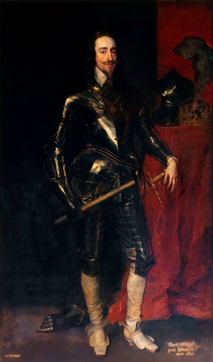 Porträt von König Karl I. von England, Schottland und Irland, 1638 von Anthony van Dyck