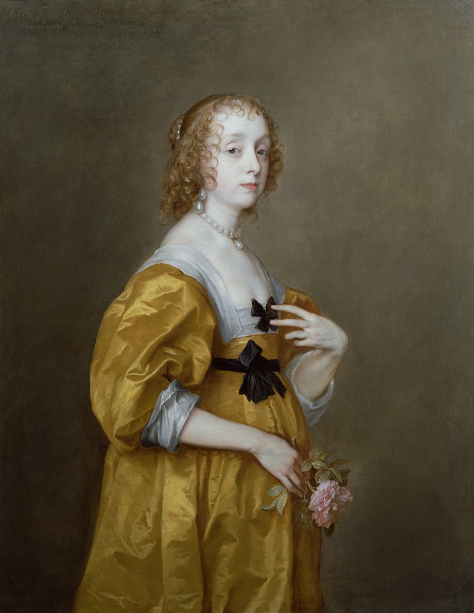 Porträt von Mary Villiers (1622-85), Lady Herbert of Shurland von Anthony van Dyck