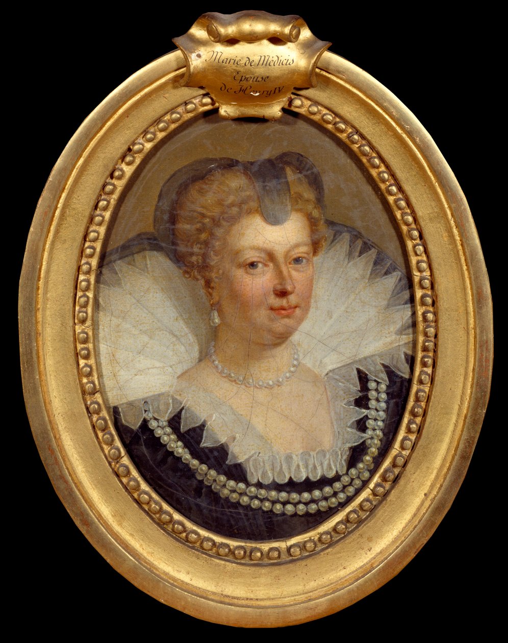 Porträt von Königin Maria von Medici (Maria de Medici) (1573-1642). Gemälde von Antoon Van Dyck (1599-1641) 17. Jahrhundert. Chantilly, Musée Condé von Anthony van Dyck