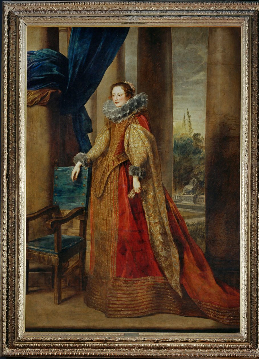 Vermutetes Porträt der Marquise Jeronima Spinola-Doria von Anthony van Dyck