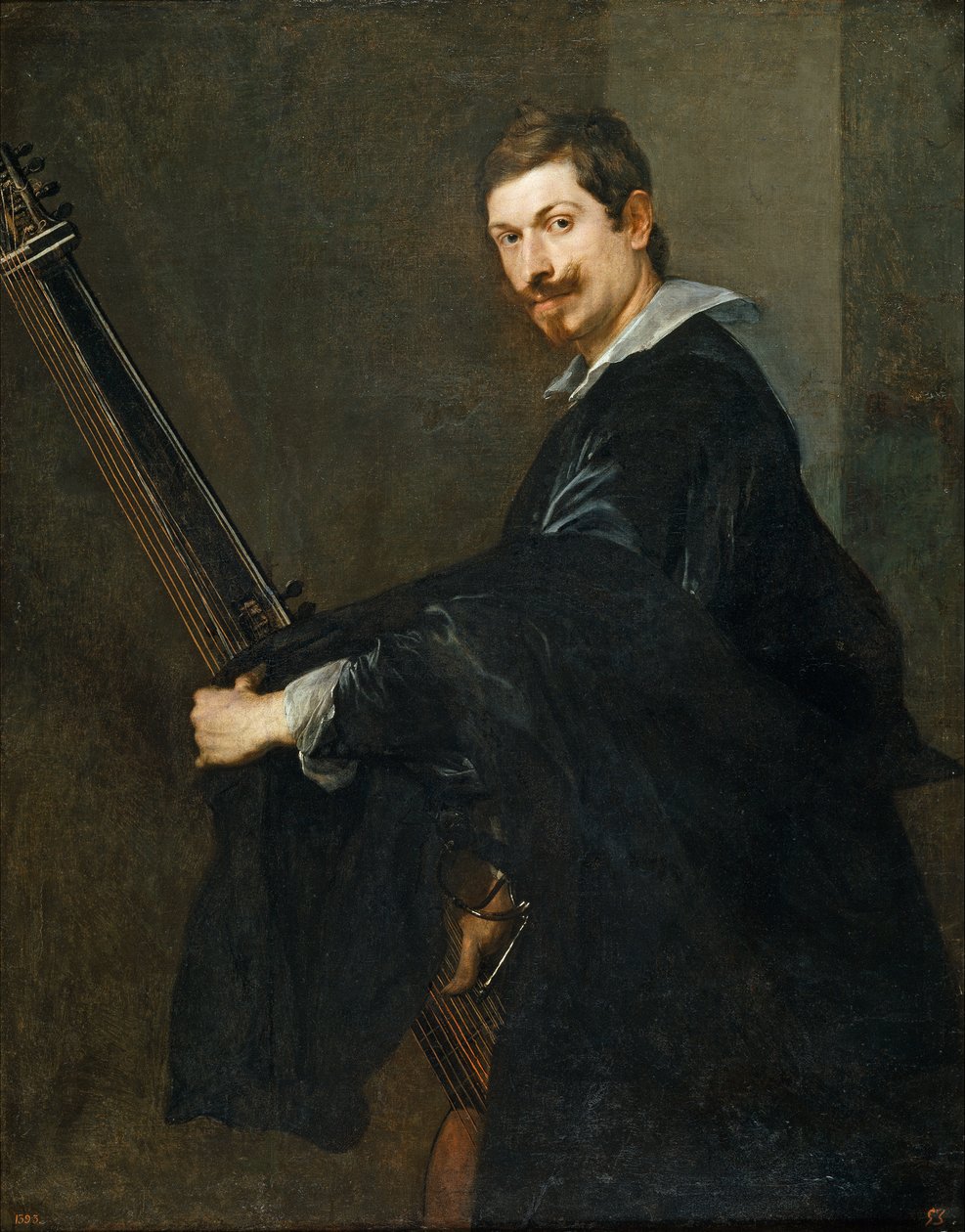 Mann mit einer Laute von Anthony van Dyck