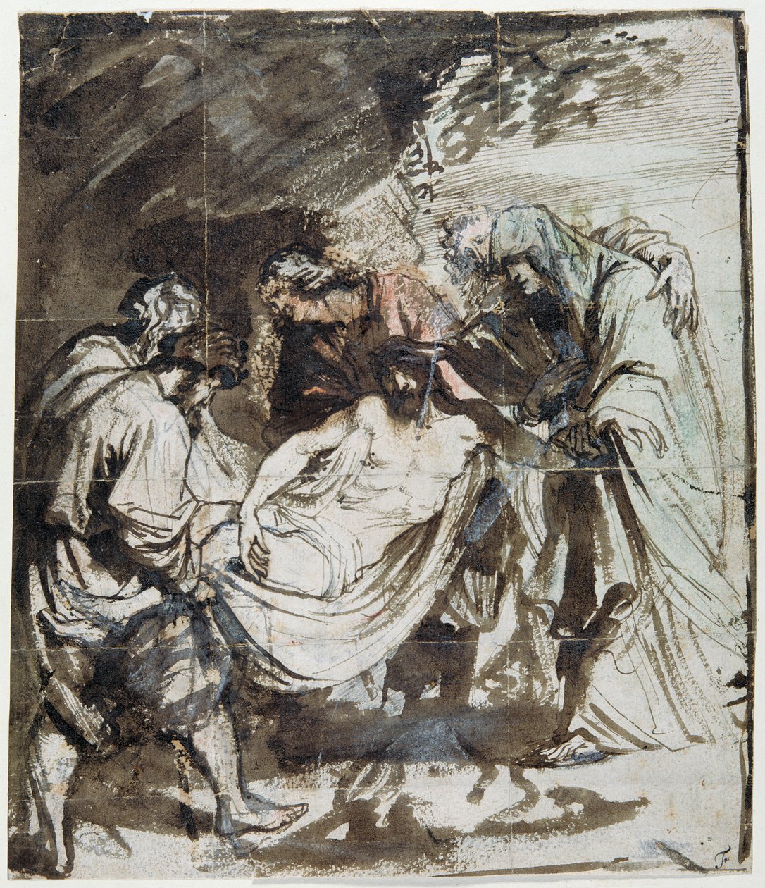 Studie für die Grablegung, ca. 1617-18 von Anthony van Dyck