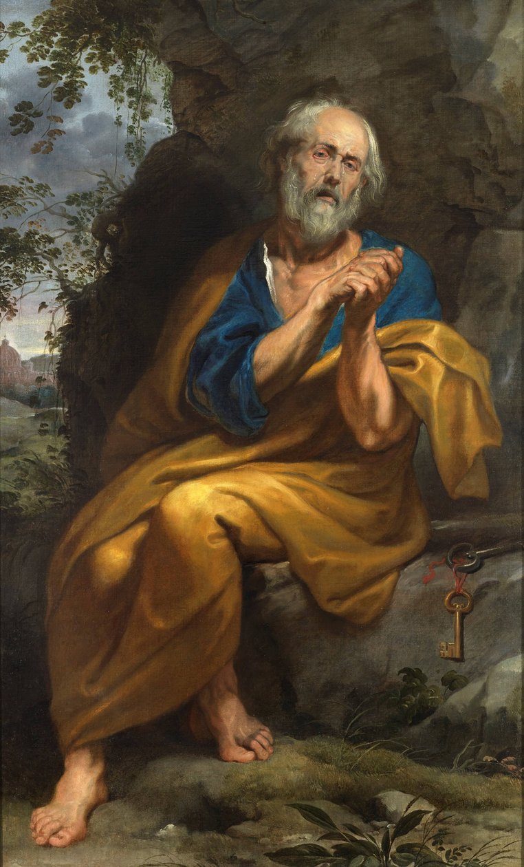 Der reuige Heilige Petrus von Anthony van Dyck