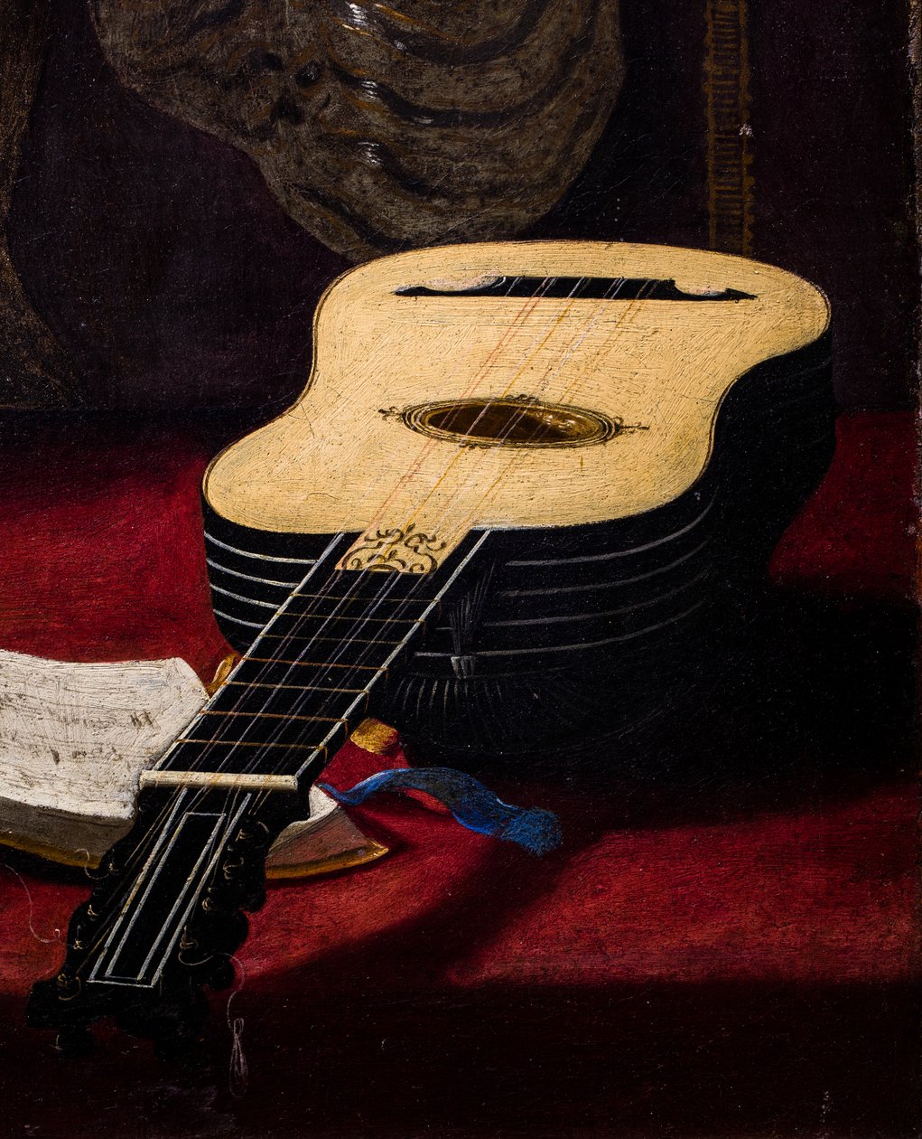 Theorbospieler (Detail) von Antiveduto Gramatica
