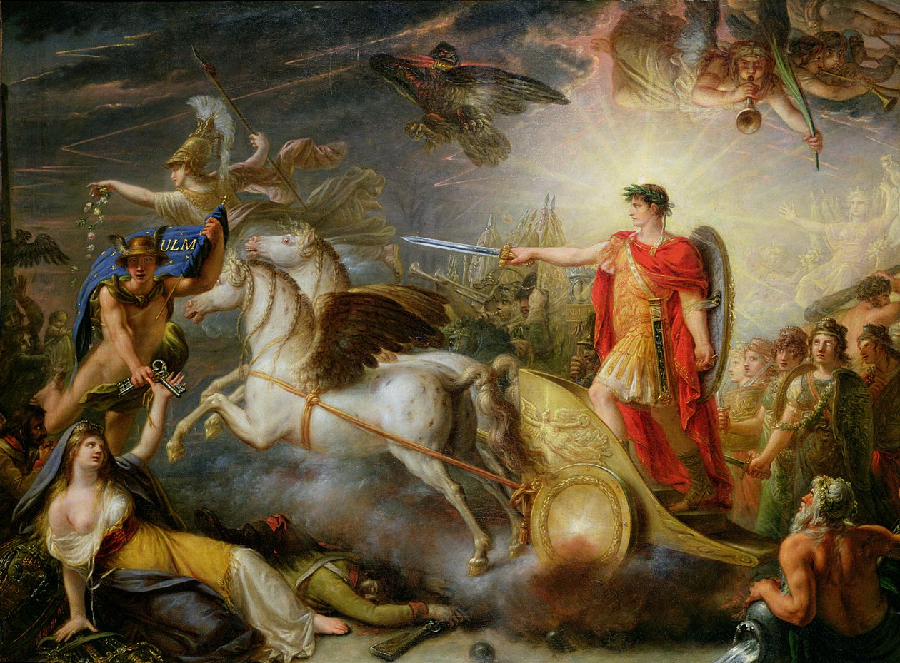Allegorie der Kapitulation von Ulm, 20. Oktober 1805 von Antoine François Callet