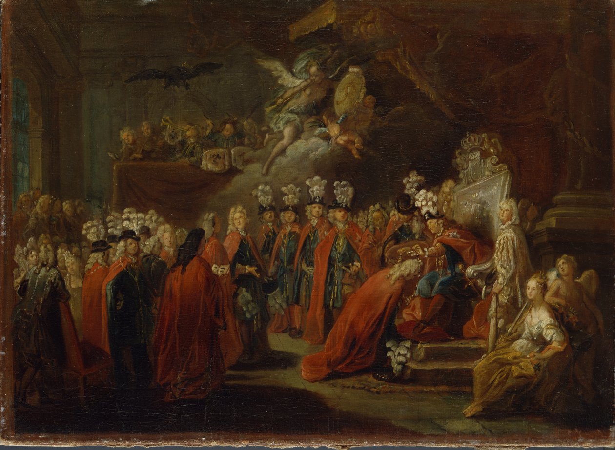 Gründung des Ordens des Schwarzen Adlers von Antoine Pesne