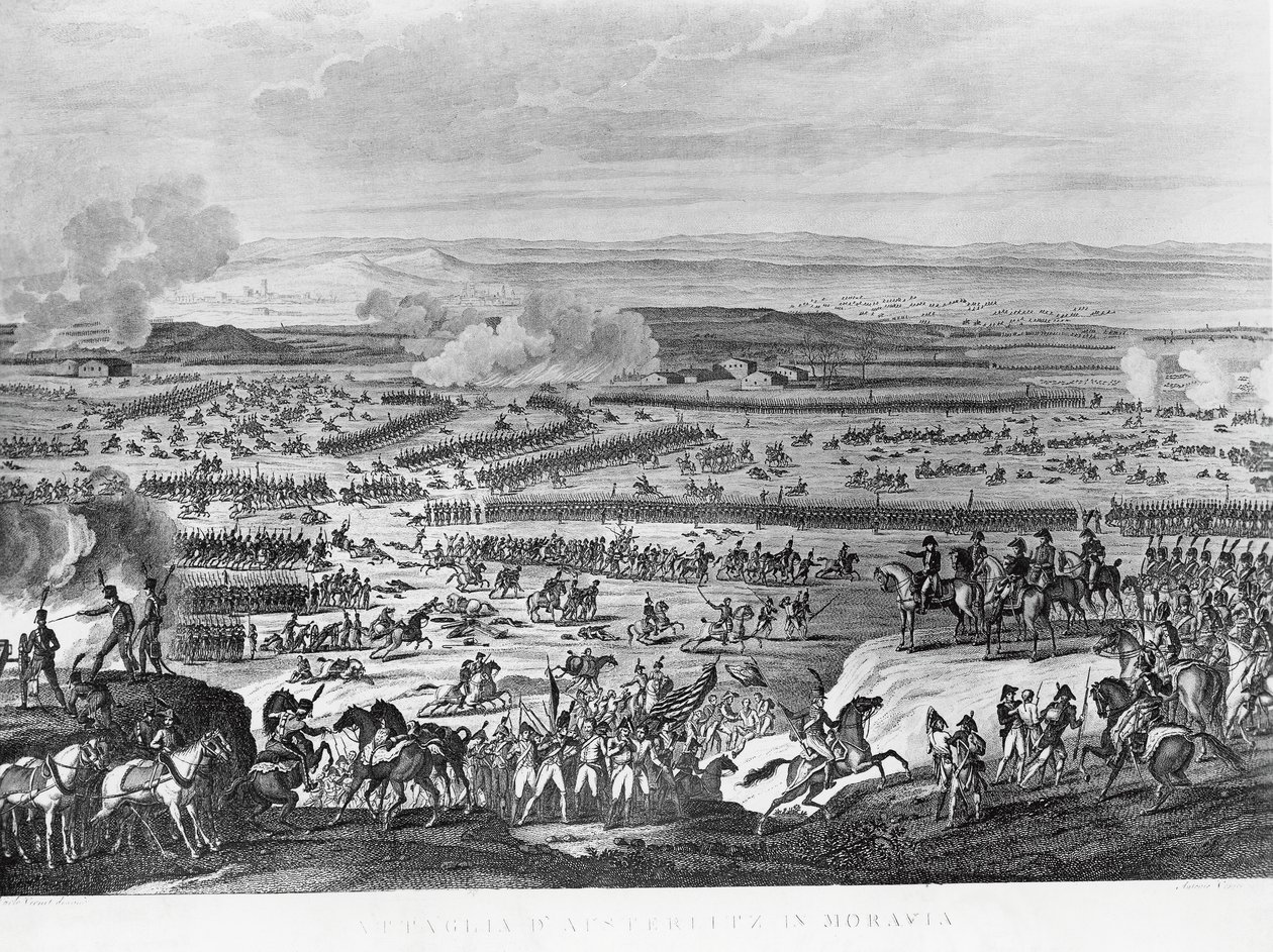 Gegnerische Seiten während der Schlacht von Austerlitz, 2. Dezember von Antoine Charles Horace Vernet