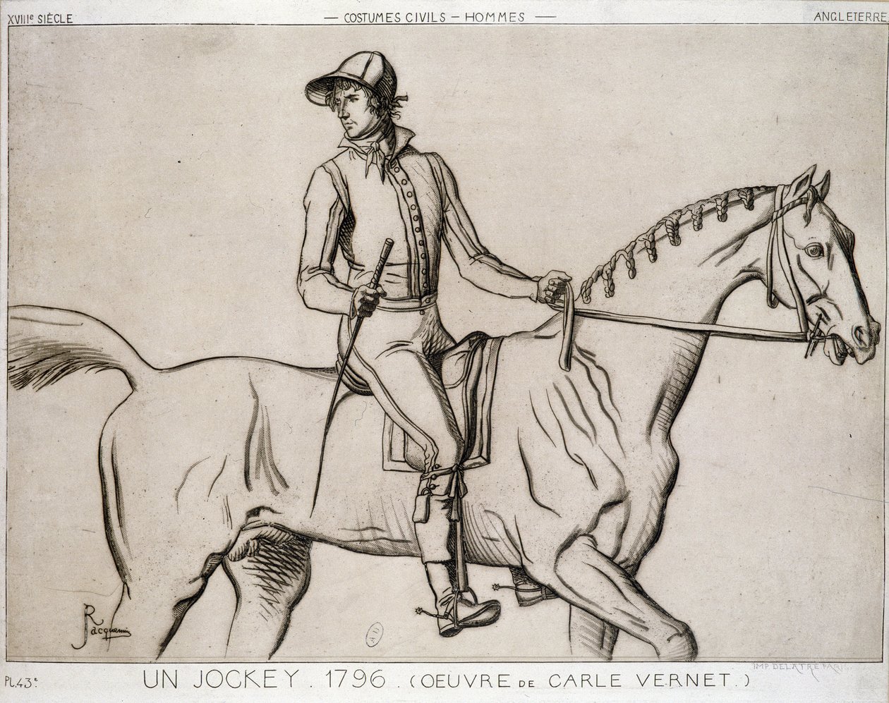 Jockey von Antoine Charles Horace Vernet