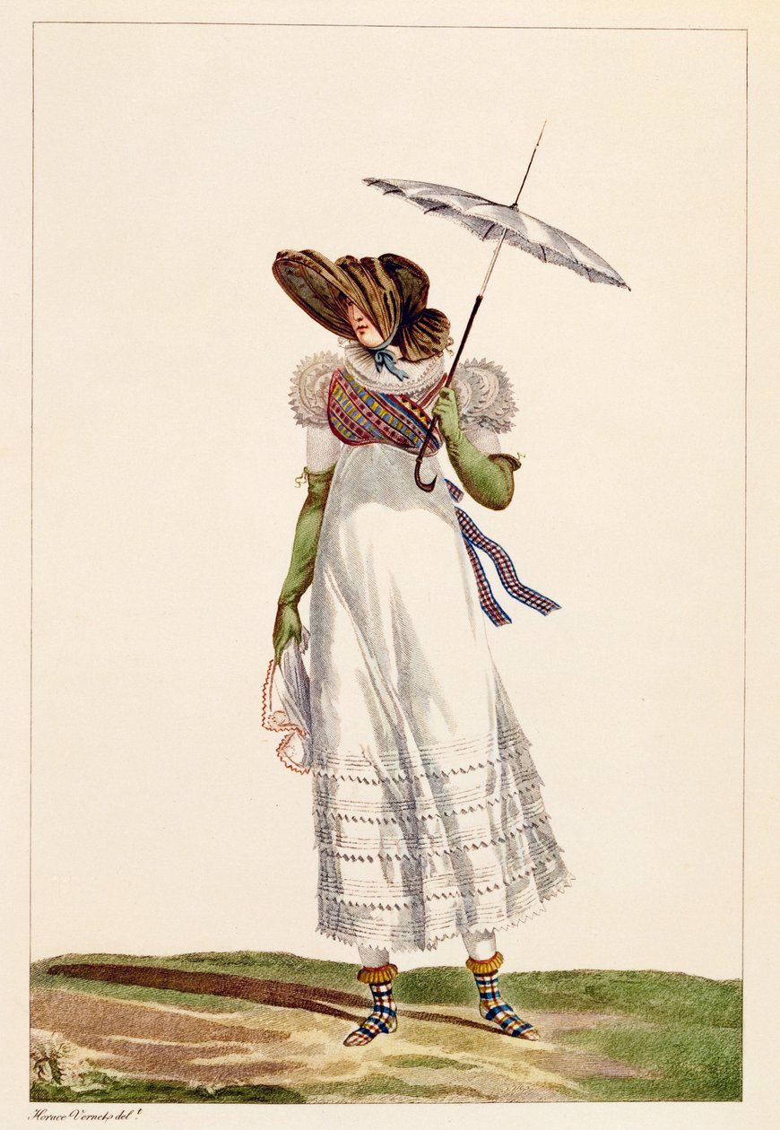 Ein Sommerkleid für Damen, 1779 von Antoine Charles Horace Vernet