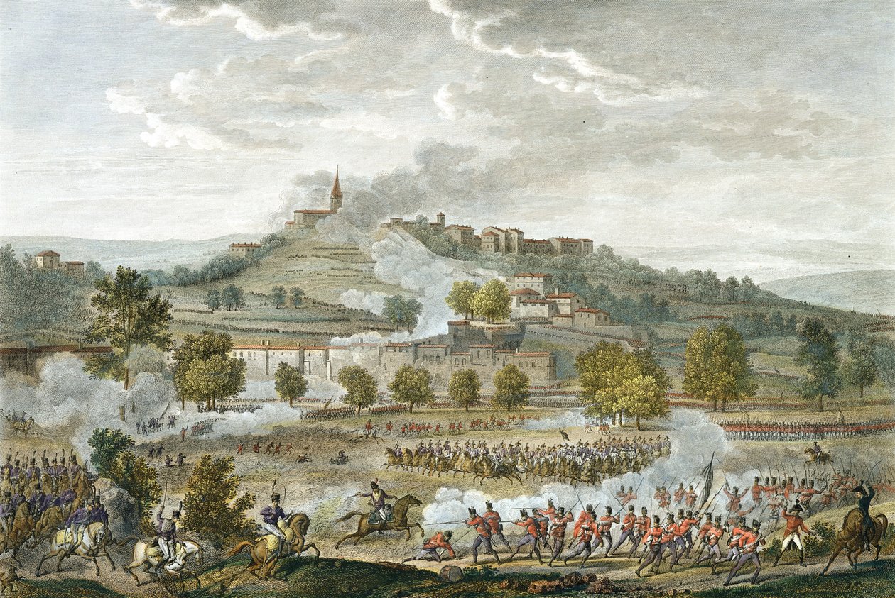 Die Schlacht von Montebello und Casteggio, 20 Prairial, Jahr 8 (9. Juni 1800) von Antoine Charles Horace Vernet