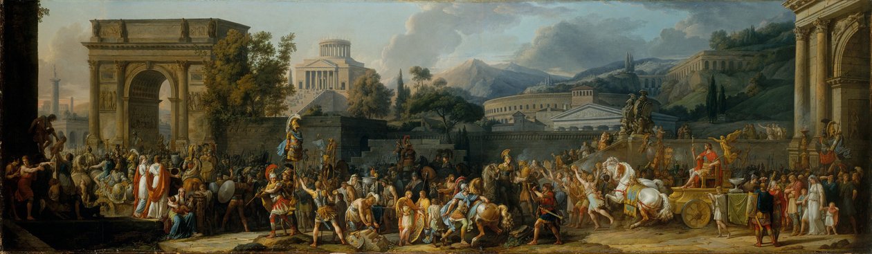Der Triumph des Aemilius Paulus, 1789 von Antoine Charles Horace Vernet